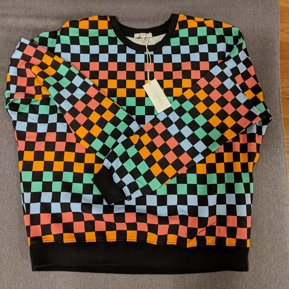 Checkered Sweatshirt